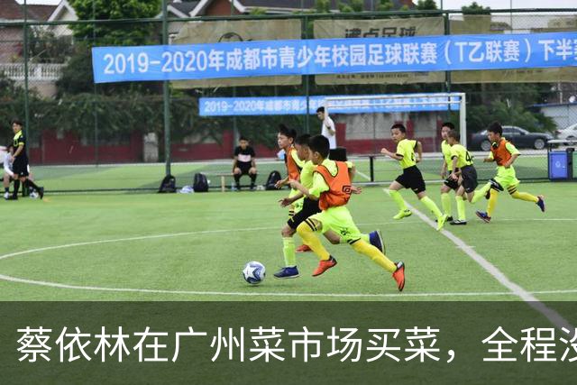 蔡依林在广州菜市场买菜，全程没人围观